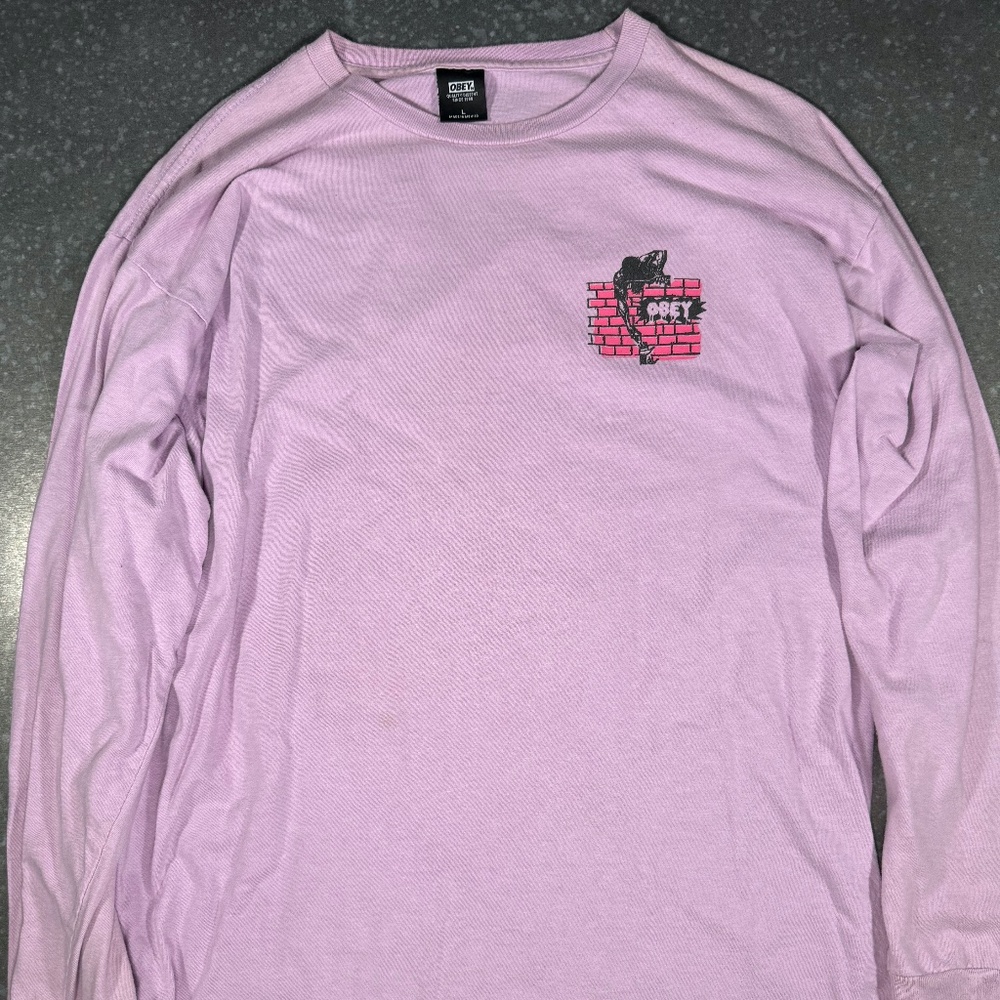 OBEY Men's long sleeve shirt - Size Large